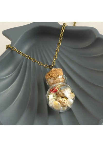 Allzey Canlı Kolye-Bronz