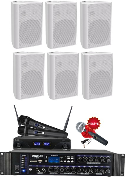 Drt-5 Sütun Hoparlör Mağaza Dükkan Kafe Seslendirme ve Okul Anons Sistemi modelleri