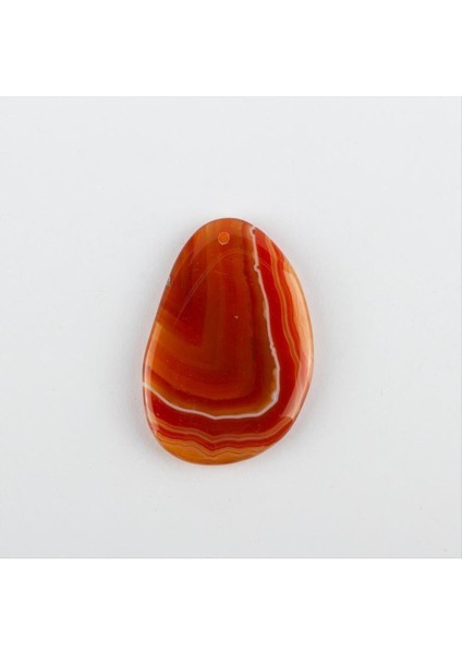 Allzey Özel Kesim Doğaltaş Plaka Akik Kolye Ucu-Kahverengi fiyatları