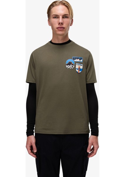 S-Montepiana Erkek Yeşil T-Shirt.-