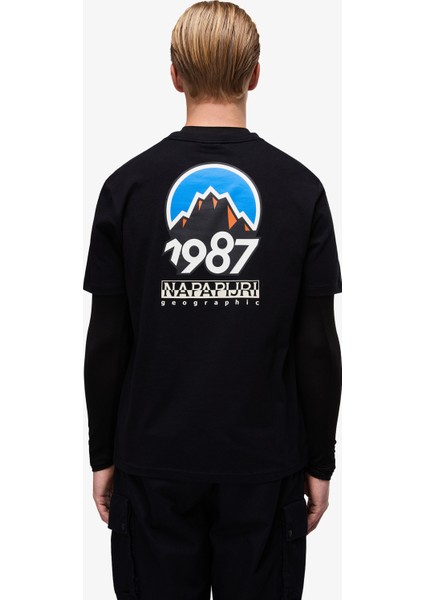 S-Montepiana Erkek Siyah T-Shirt.- fiyatları