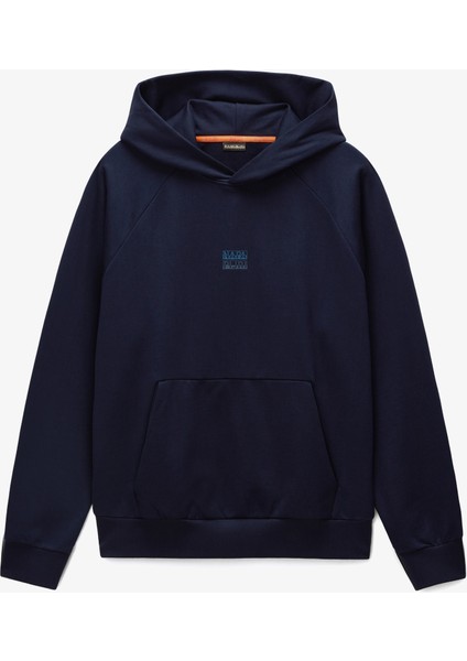 B-Elevated Hooded Erkek Mavi Sweatshirt.- indirimleri