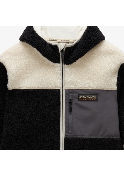 Yupik 3 Erkek Siyah Polar Ceket.-