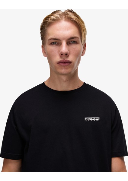 S-Guide Erkek Siyah T-Shirt.-