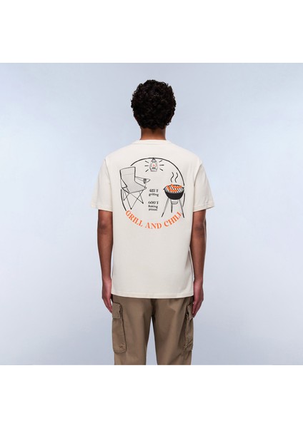 Yukis Erkek Beyaz T-Shirt.- fiyatları