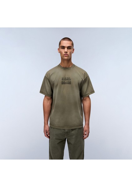 Comel Erkek Yeşil T-Shirt.-