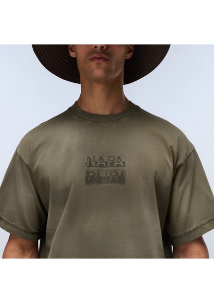 Comel Erkek Yeşil T-Shirt.-