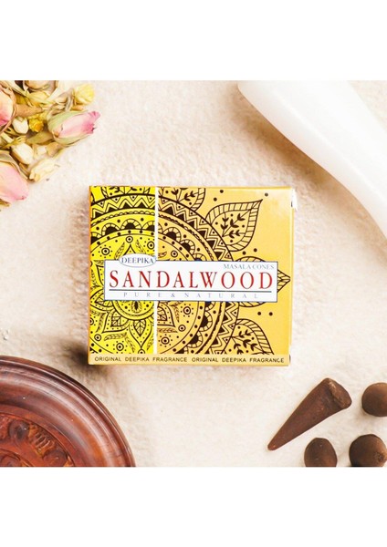 Sandalwood Organik Konik Tütsü - Doğal Zihinsel Rahatlama