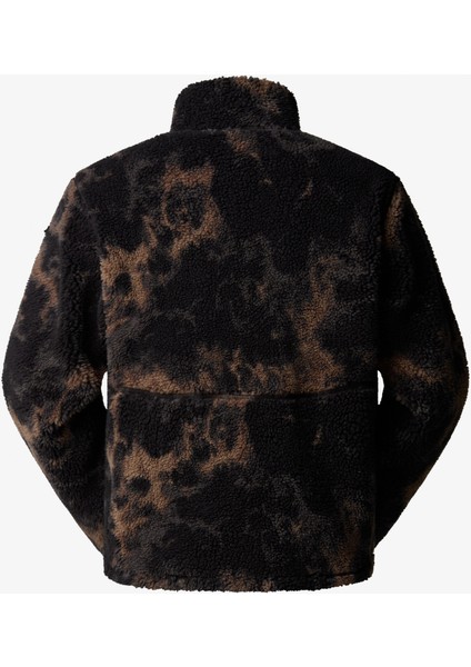 Extreme Pile Printed Pullover Erkek Siyah Polar.- indirimleri