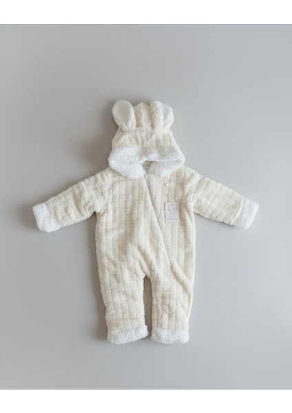 Kulaklı Kapüşonlu Kare Desenli Içi Welsoft Kürklü Bebek Tulumu fiyatları