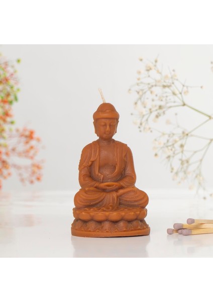 Lord Buddha Temalı Dökme Balmumu Mum