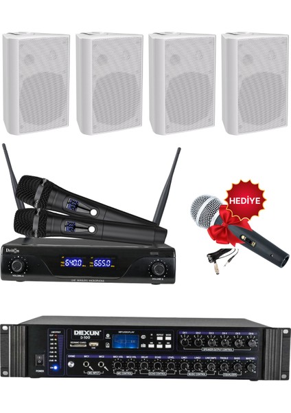 Drt-6 Sütun Hoparlör Mağaza Dükkan Kafe Seslendirme ve Okul Anons Sistemi