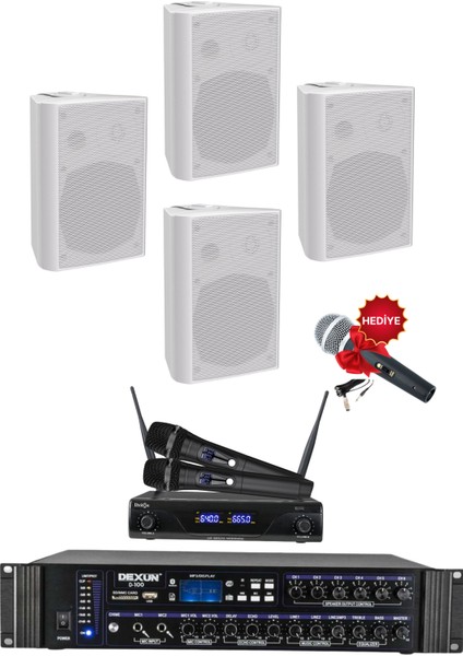 Drt-6 Sütun Hoparlör Mağaza Dükkan Kafe Seslendirme ve Okul Anons Sistemi fiyatları