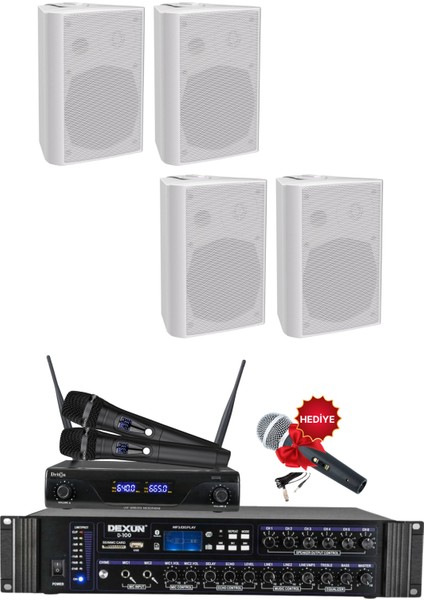 Drt-6 Sütun Hoparlör Mağaza Dükkan Kafe Seslendirme ve Okul Anons Sistemi modelleri