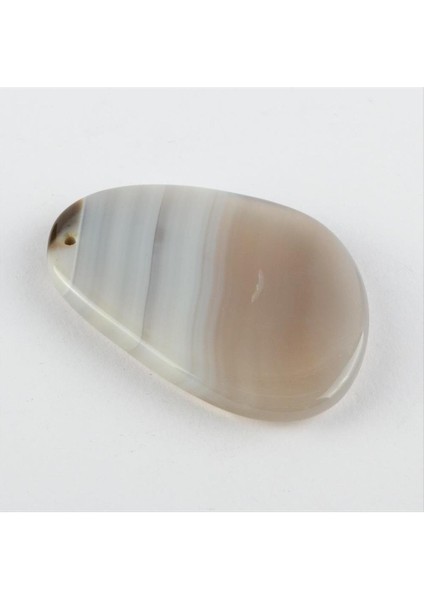 Allzey Özel Kesim Doğaltaş Plaka Akik Kolye Ucu-Beyaz modelleri