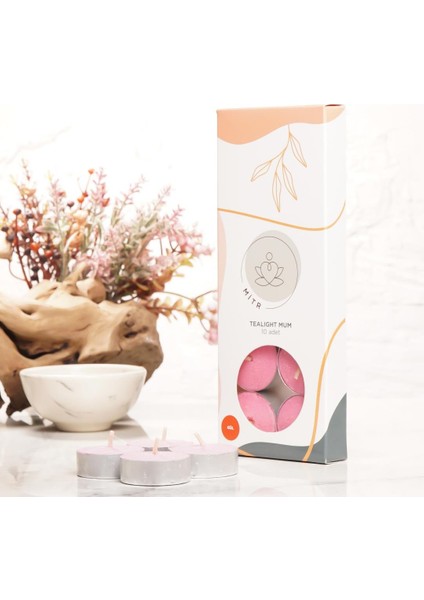 Gül Kokulu Tealight Mum
