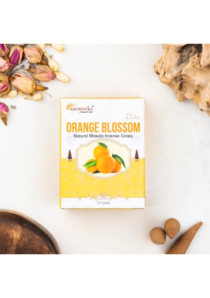 Portakal Çiçegi Aromalı Konik Tütsü fiyatları