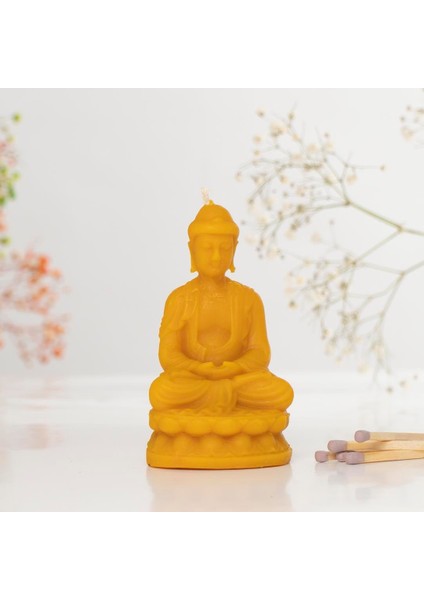 Lord Buddha Temalı Dökme Balmumu Mum