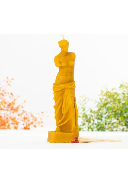 Helenistik Temalı Organik Balmumu Mum (Sıcak Döküm)