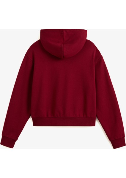 W Salton Rlx Ft Po Kadın Bordo Sweatshırt.- fiyatları