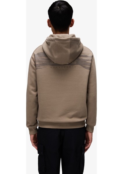 B-Back Graphic Erkek Yeşil Sweatshirt.- fiyatları
