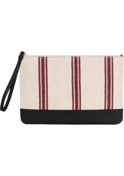 Apollon - Siyah Deri Renkli Dokuma Kumaş Portföy modelleri