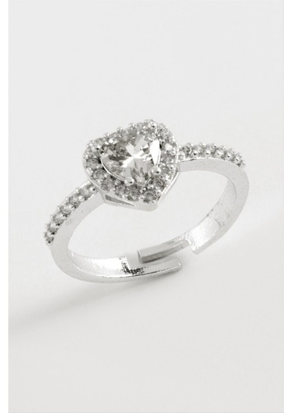 Msa-Shop Ciddi Illişki Yüzüğü-Gümüş Rengi