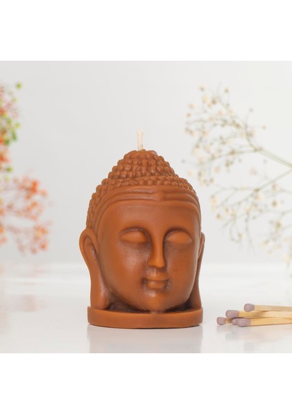 Buddha Kafası Dökme Balmumu Mum modelleri