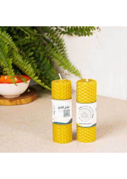 Şiva Organik Balmumu Mum Seti