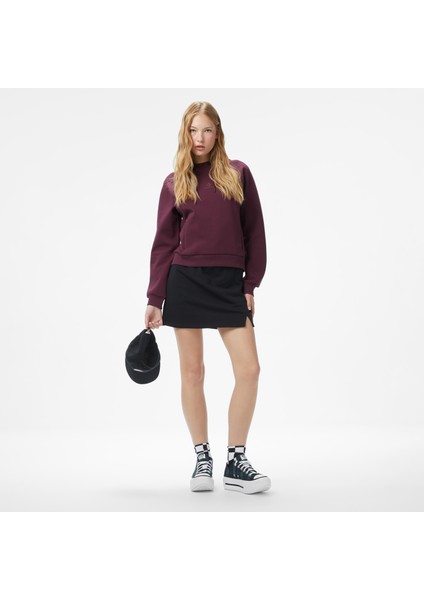 Kadın Bordo SWEATSHIRT.003 modelleri
