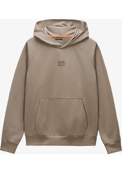 B-Elevated Logo Erkek Kahverengi Sweatshirt.- fırsatları