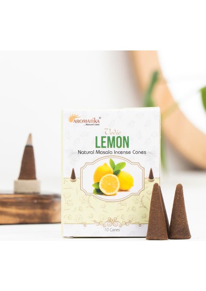 Limon Aromalı Konik Tütsü