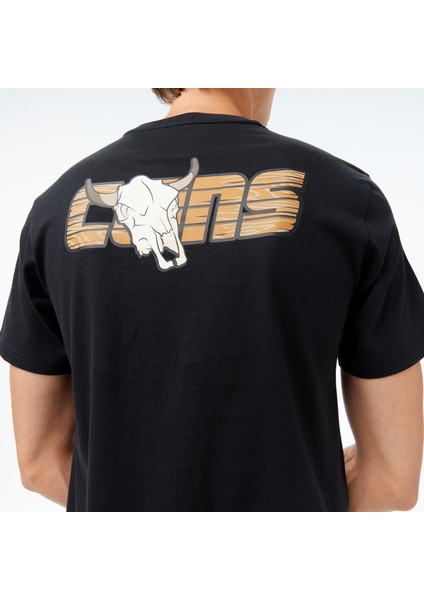 Baskılı Erkek Siyah T-Shirt.blk