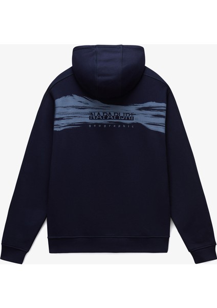 B-Back Graphic Erkek Mavi Sweatshirt.- fırsatları