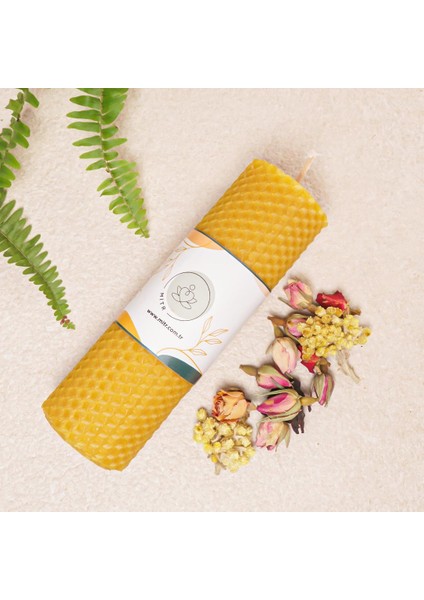 15 cm Organik Sarma Balmumu Mum