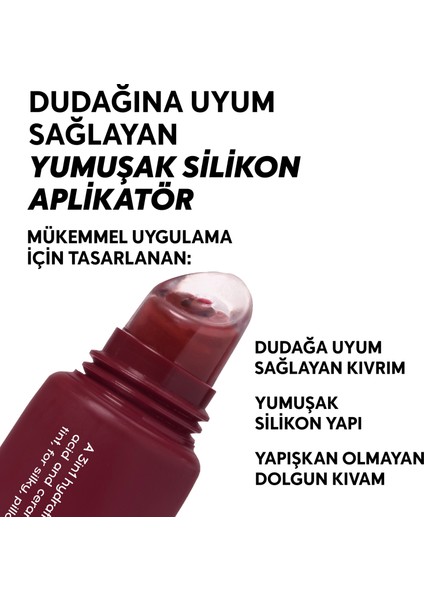 3in1 Lip Balm Ayna Seti | Dudak Nemlendirici Parlatıcı & Cep Aynası | Black Cherry Bordo indirimleri