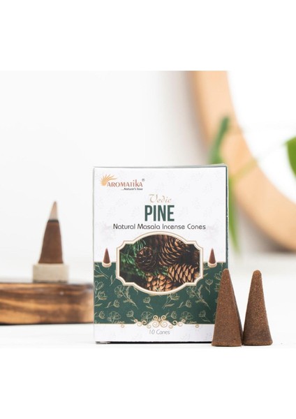 Çam Aromalı Organik Kömürsüz Konik Tütsü fiyatları