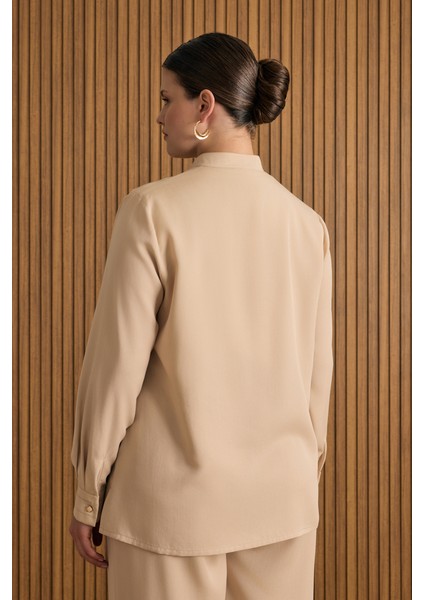 Hakim Yaka Tencel Bluz indirimleri