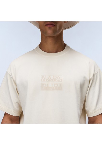 Comel Erkek Bej T-Shirt.-