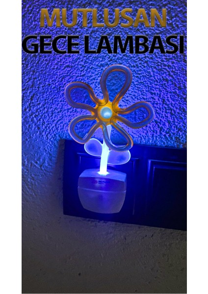 Sensörlü Led’li Gece Lambası Fişli