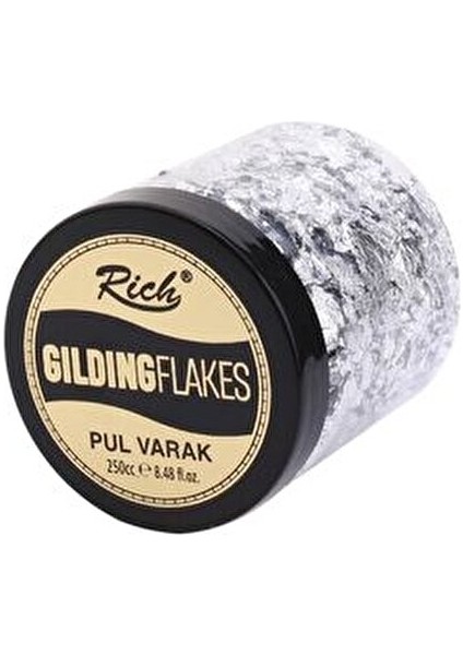 Gümüş Pul Varak 250 Cc Sanatsal Malzeme ile Parlak Dokunuşlar Yaratın modelleri