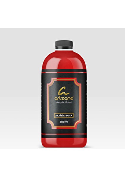 Akrilik Boya Kırmızı Renkli 500 Ml Sanatsal Çalışmalar İçin Uygun modelleri