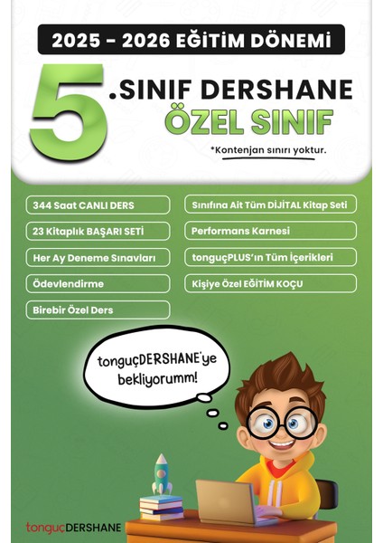 Erken Kayıt Fırsatı 2026 5. Sınıf Dershane Özel Sınıf ⭐⭐⭐⭐ fırsatları