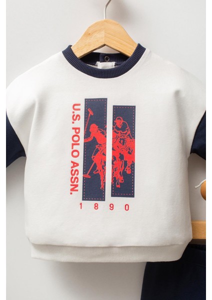 U.s. Polo Assn Erkek Bebek 2 Li Takım Beyaz Lacivert modelleri