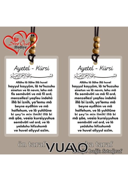Kişiye Özel Isimli ve Fotoğraflı Ayetel - Kürsi Türkçe Araba Süsü - Araba Dikiz Aynası Süsü fiyatları