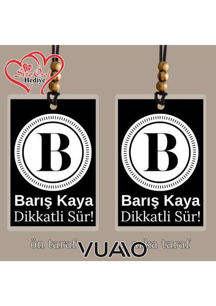 Kişiye Özel Isimli, Fotoğraflı ve Harfli Araba Hediyesi Araba Süsü Dikiz Aynası Süsü modelleri