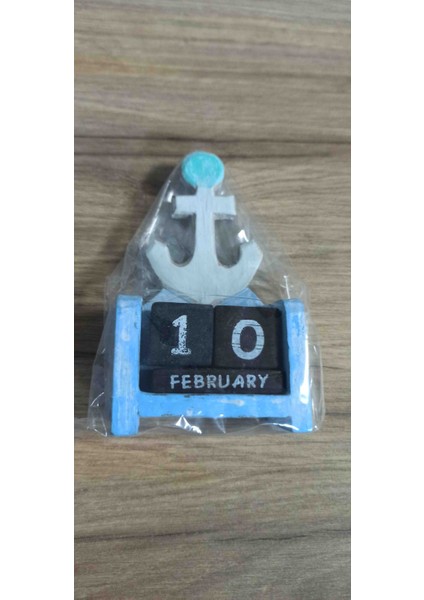 Ahşap Çapa Figürlü Takvim