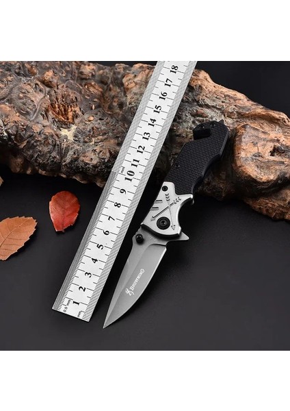 Kişiye Özel Ok Desenli Katlanır Kamp ve Outdoor Çakısı – 16,5 cm