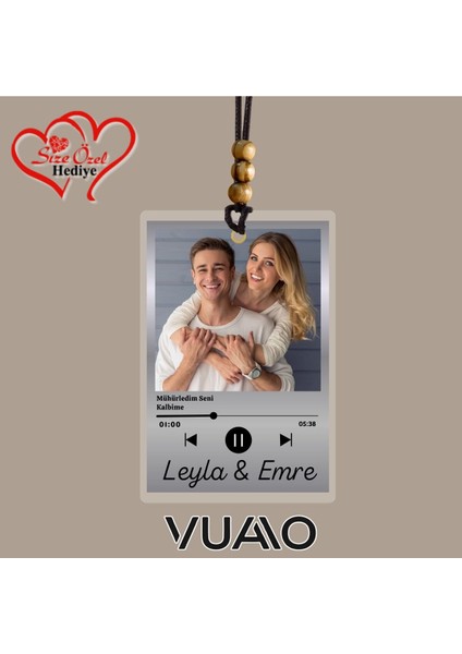 Kişiye Özel Isimli, Fotoğraflı ve Harfli Araba Hediyesi Araba Süsü Dikiz Aynası Süsü