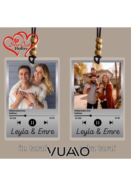 Kişiye Özel Isimli, Fotoğraflı ve Harfli Araba Hediyesi Araba Süsü Dikiz Aynası Süsü fiyatları